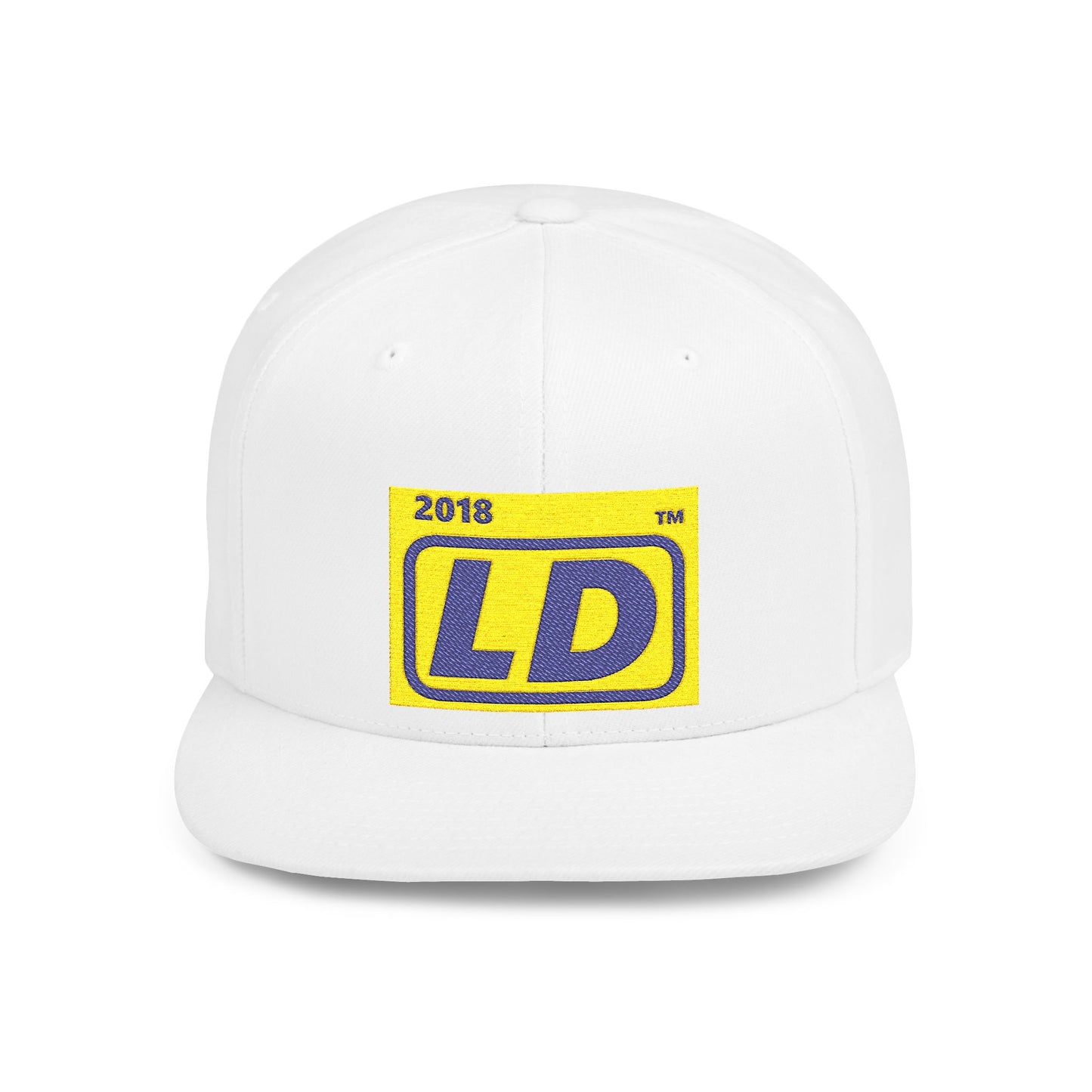 Embroidered Baseball Cap official (navy on gold) logo initials