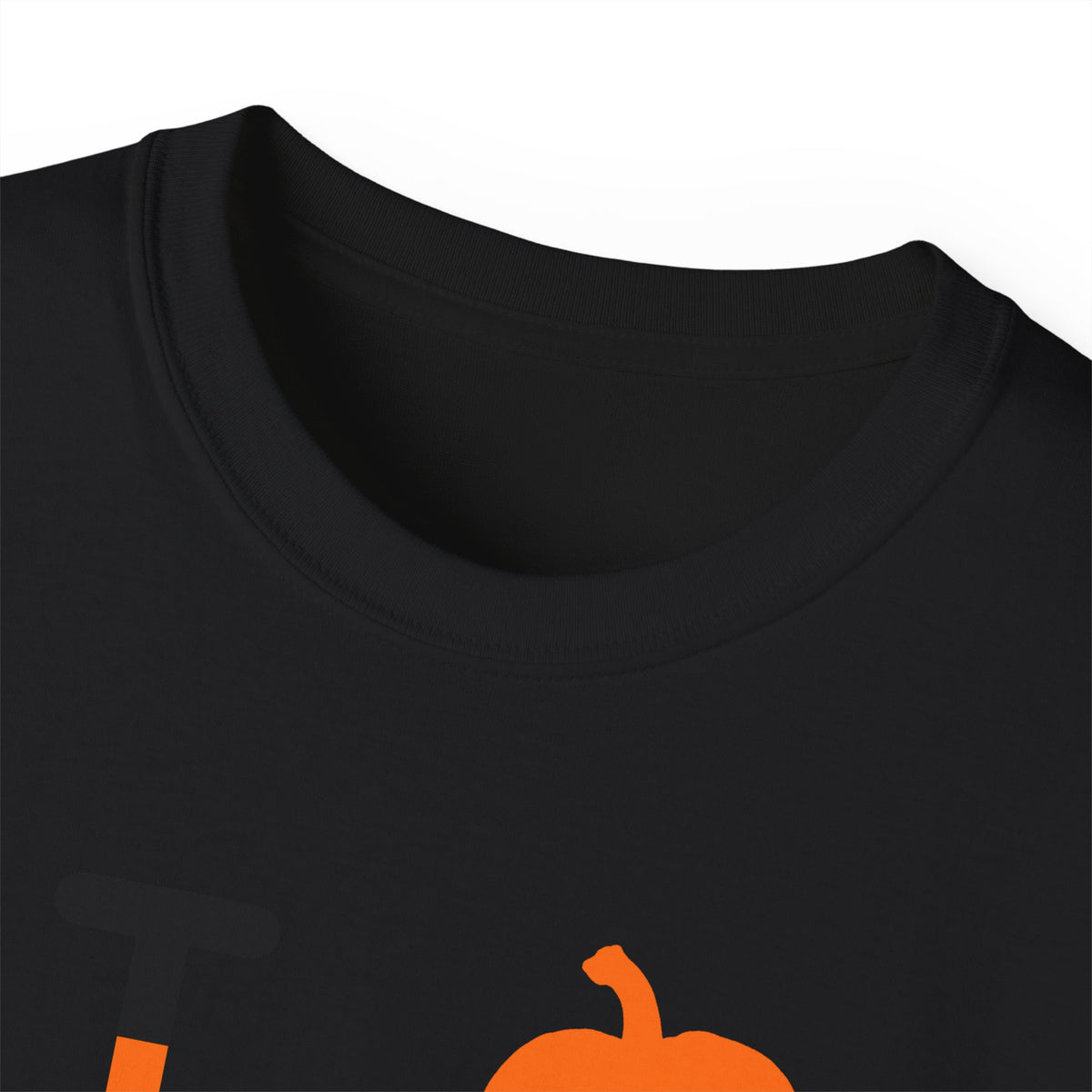 I pumpkin LongD Chicago positive checkered logo cotton tee