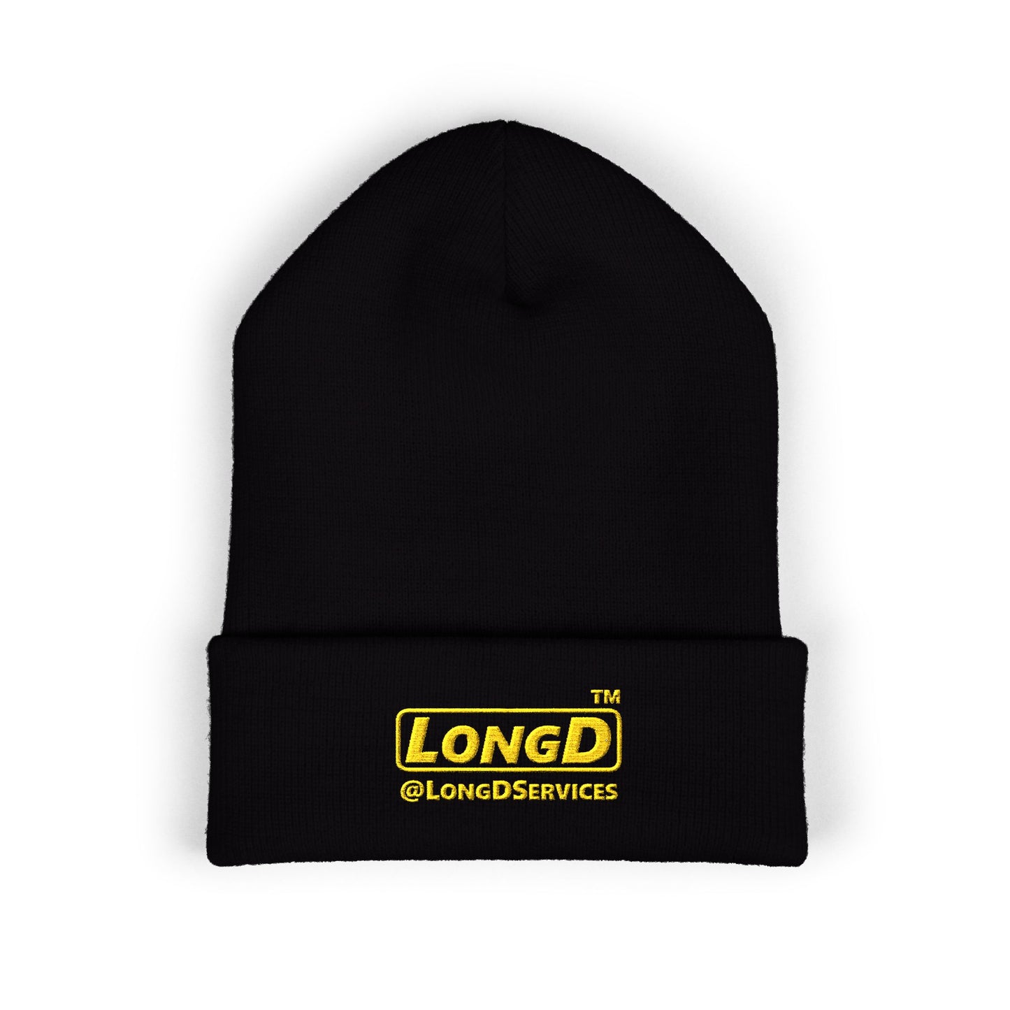 Embroidered Classic Cuffed Beanie Reverse Basic Logo