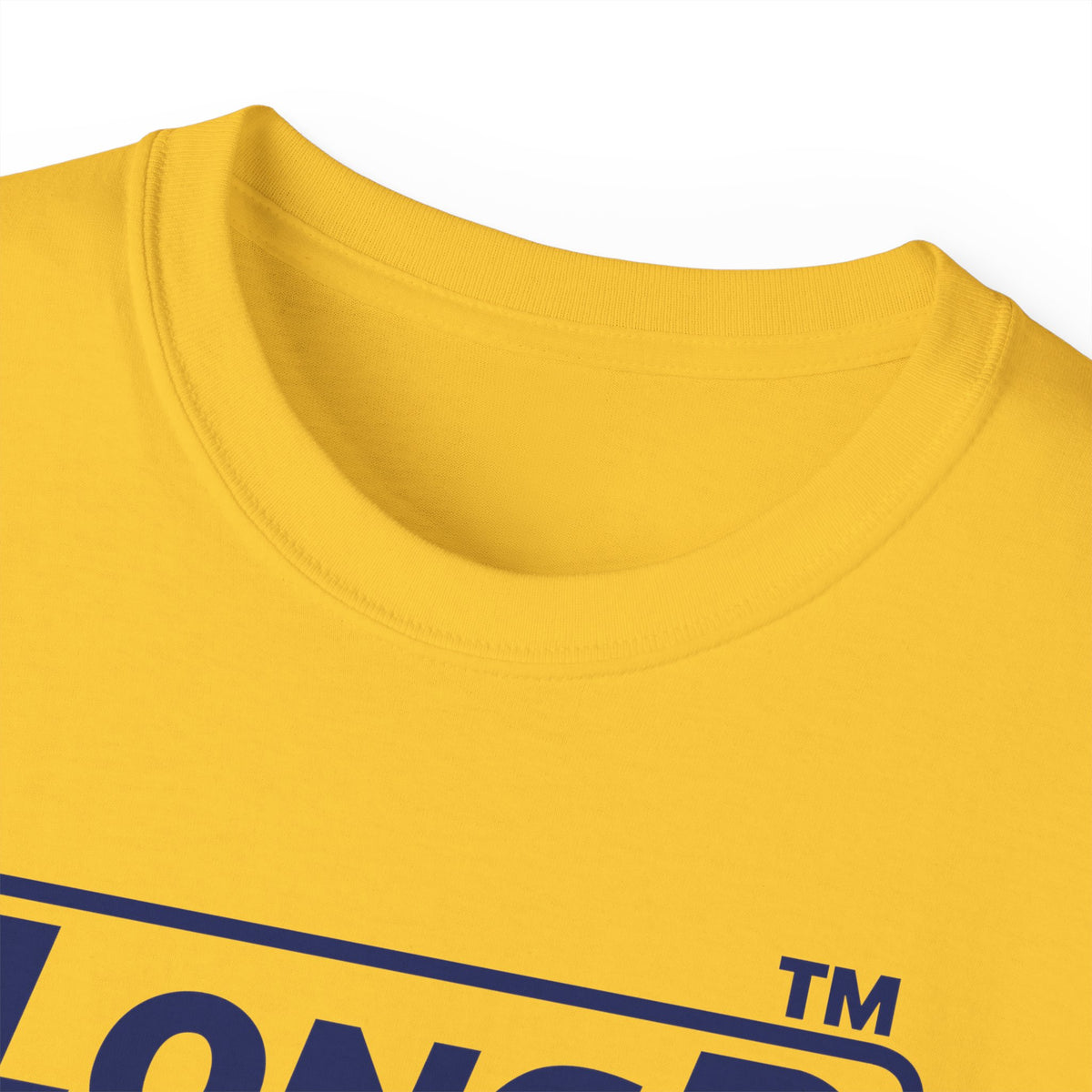 LongD Tag-domain positive official basic logo cotton tee