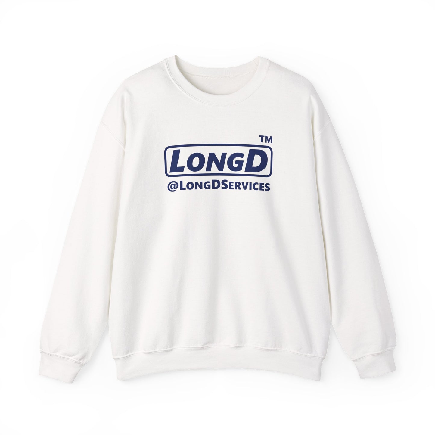 LongD official Tag logo crewneck sweatshirt