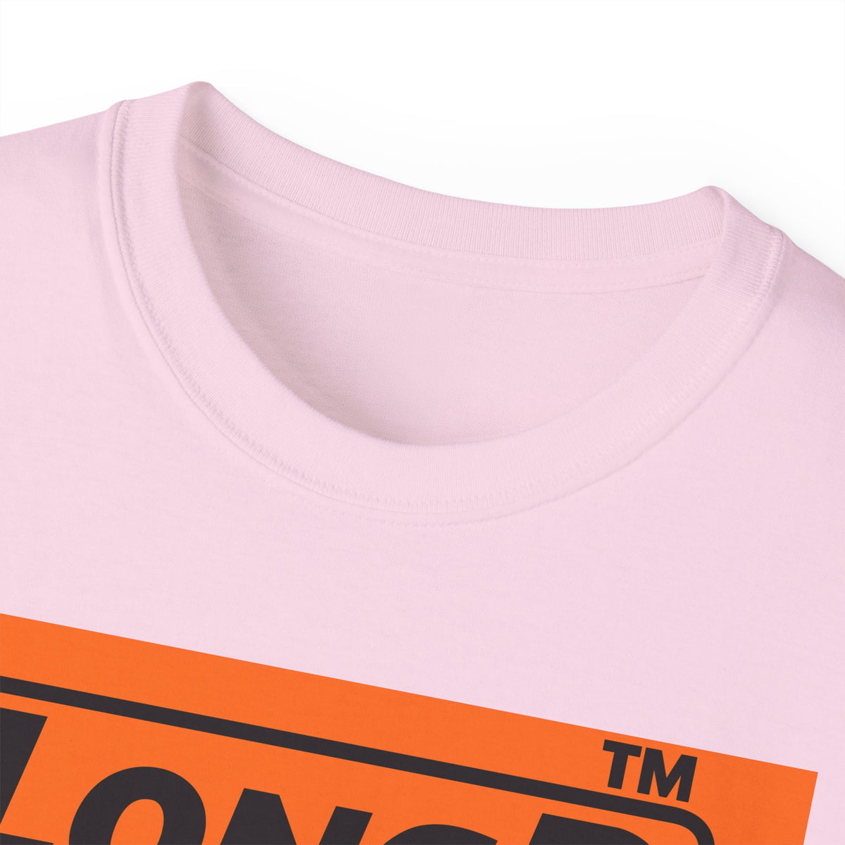 LongD Hyde Park logo Black (000000) on orange (FE7518) (Halloween colors) cotton tee