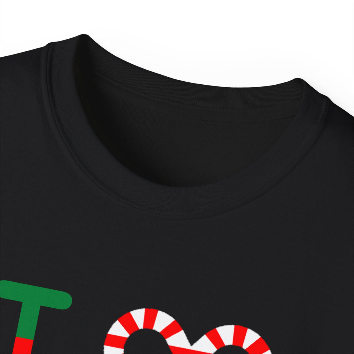 I candy cane LongD Chicago positive upright pixel-weighted 4-striped 4-print logo cotton tee