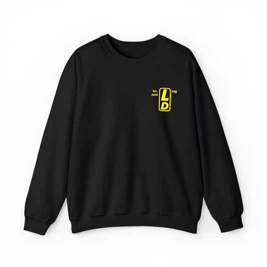 Embroidered Unisex Heavy Blend™ Crewneck Sweatshirt reverse basic logo upright initials