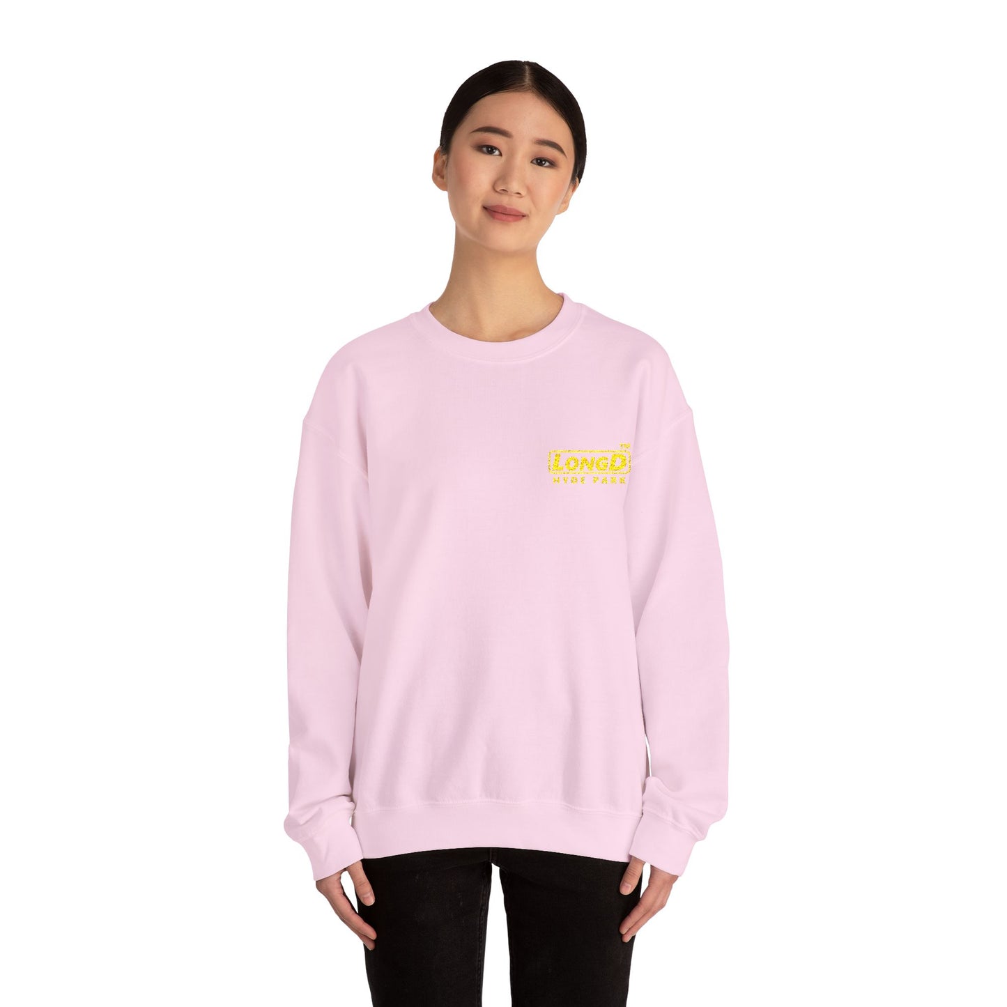 Embroidered Unisex Heavy Blend™ Crewneck Sweatshirt alternate (reverse) basic Hyde Park logo