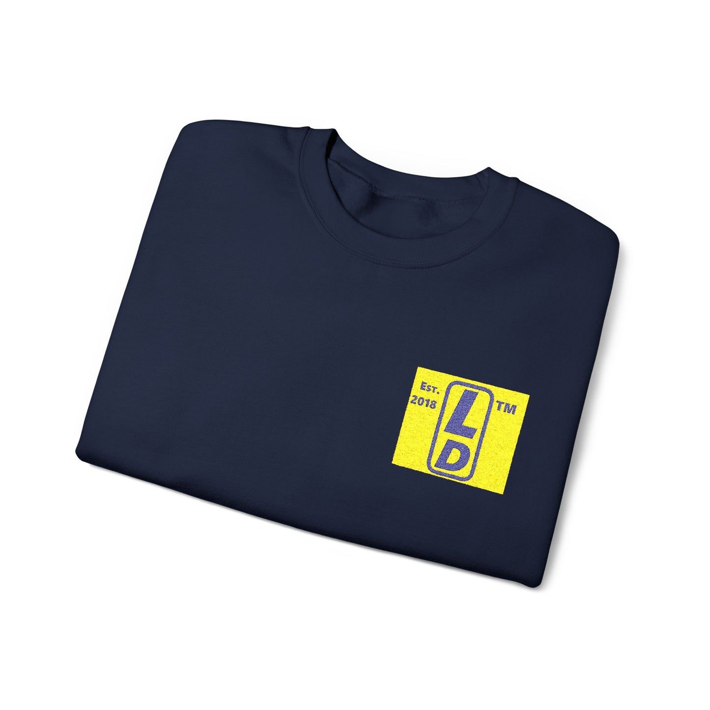 Embroidered Unisex Heavy Blend™ Crewneck Sweatshirt official logo upright initials