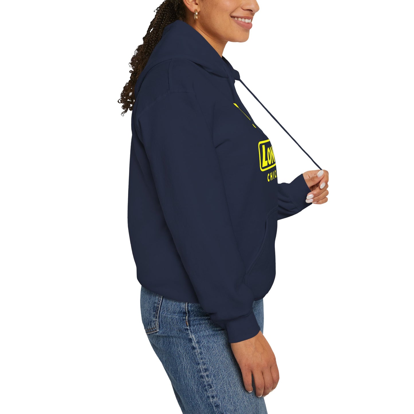 I Pumpkin LongD® Logo Hoodie yellow basic Chicago logo