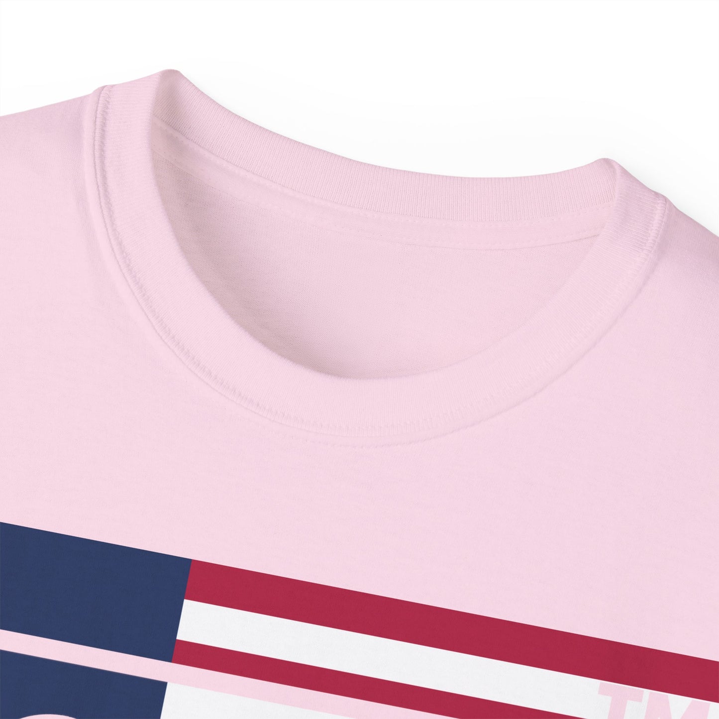 LongD negative flag Hyde Park logo cotton tee (patriotic colors)