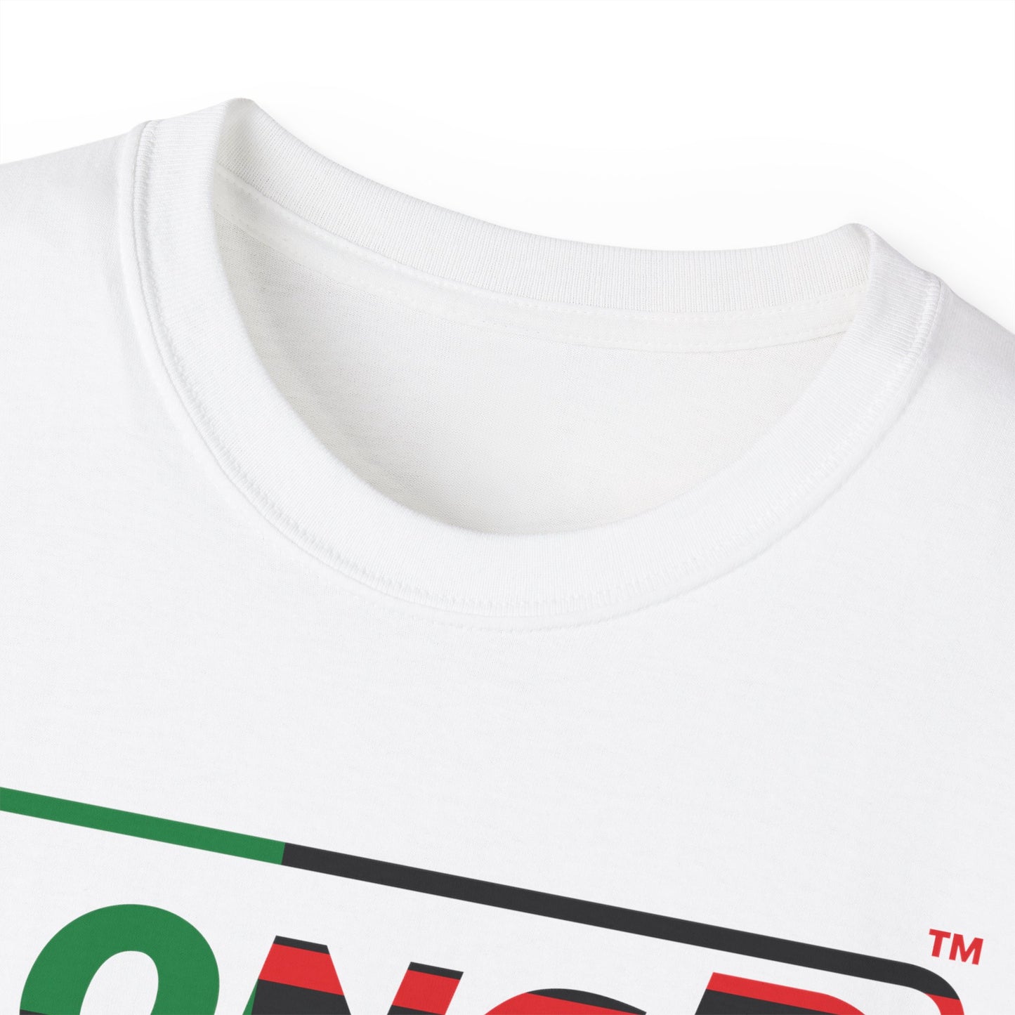 LongD® Logo Cotton Tee Juneteenth positive flag