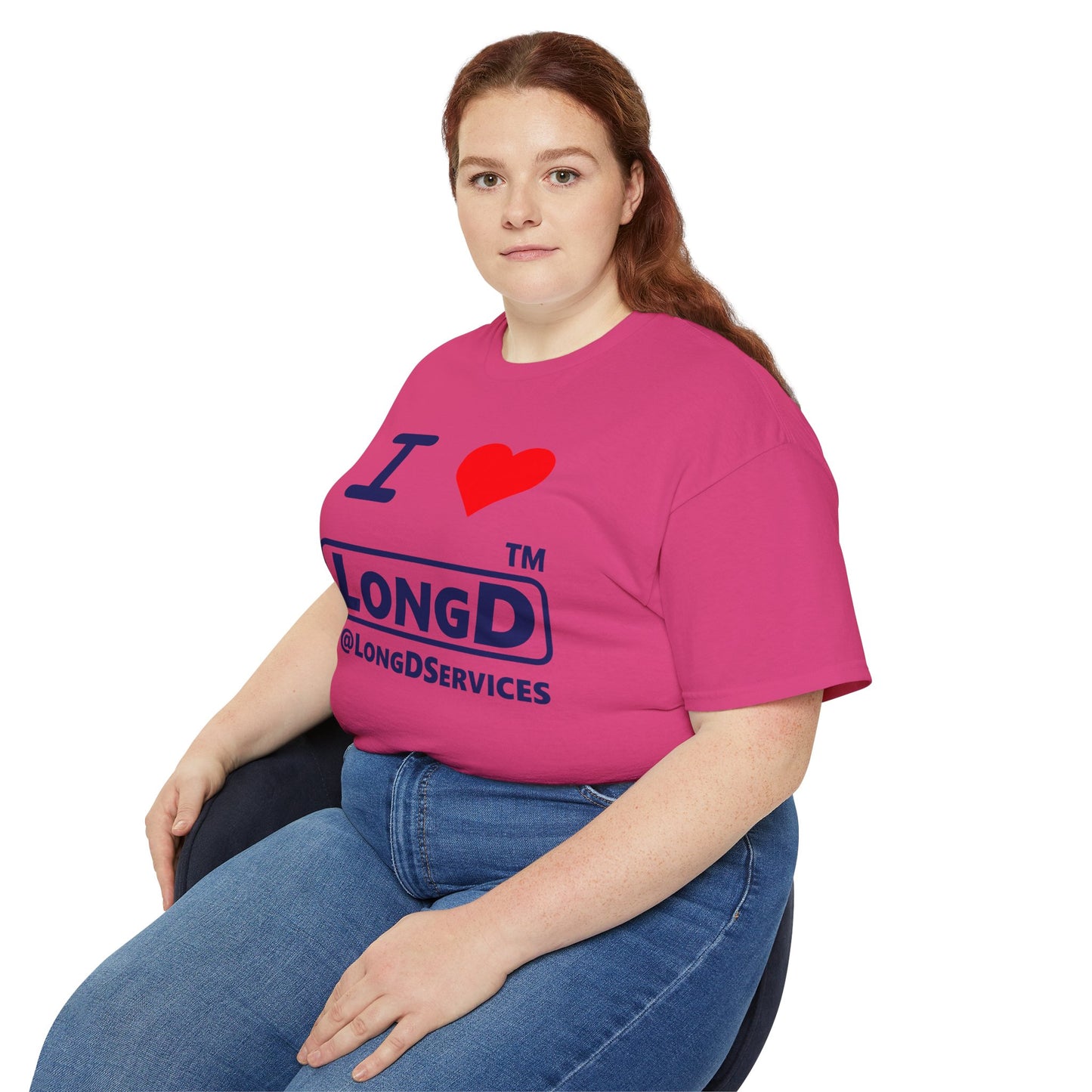 I Luv LongD® Logo Cotton Tee positive official basic logo