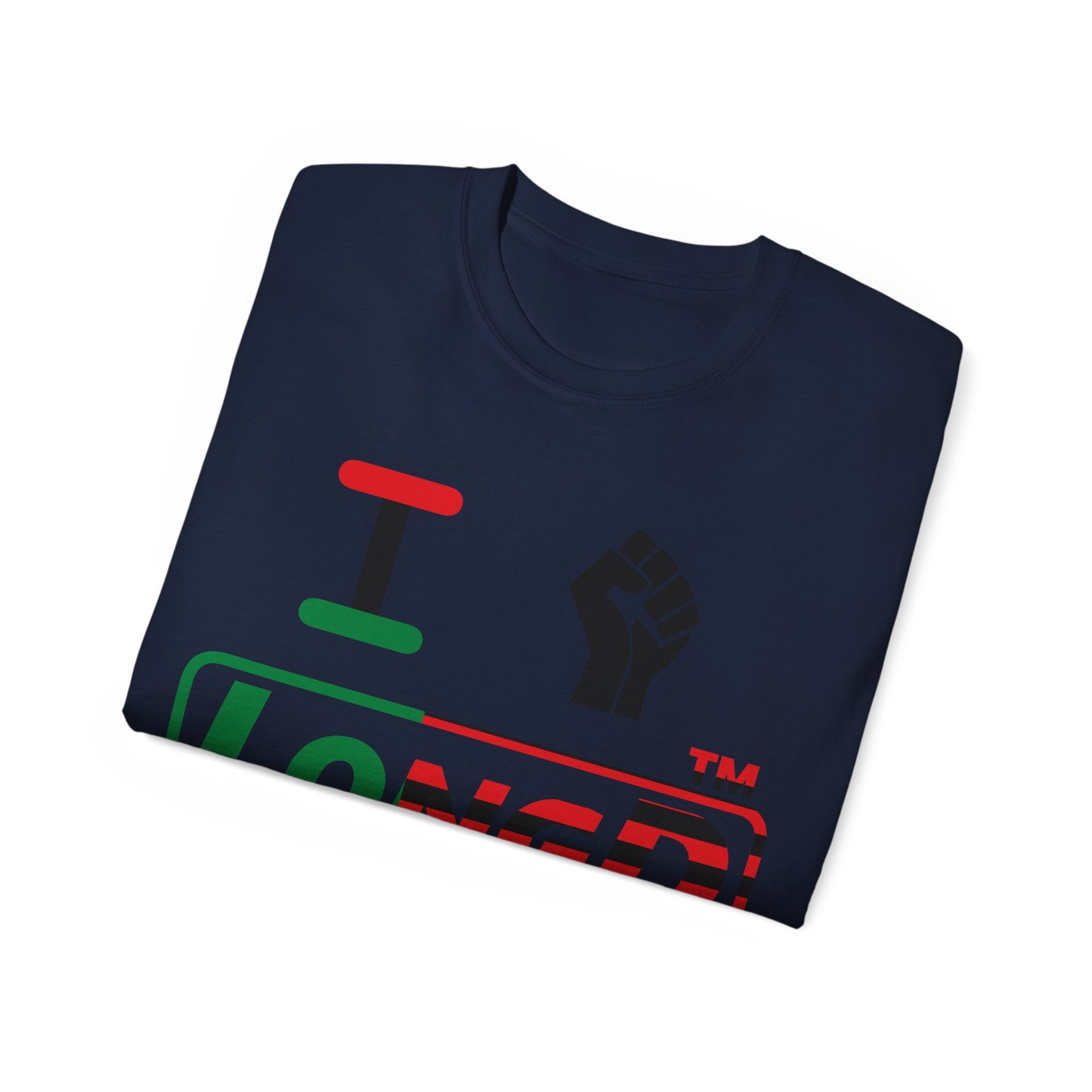 I fist LongD positive flag Hyde Park logo cotton tee