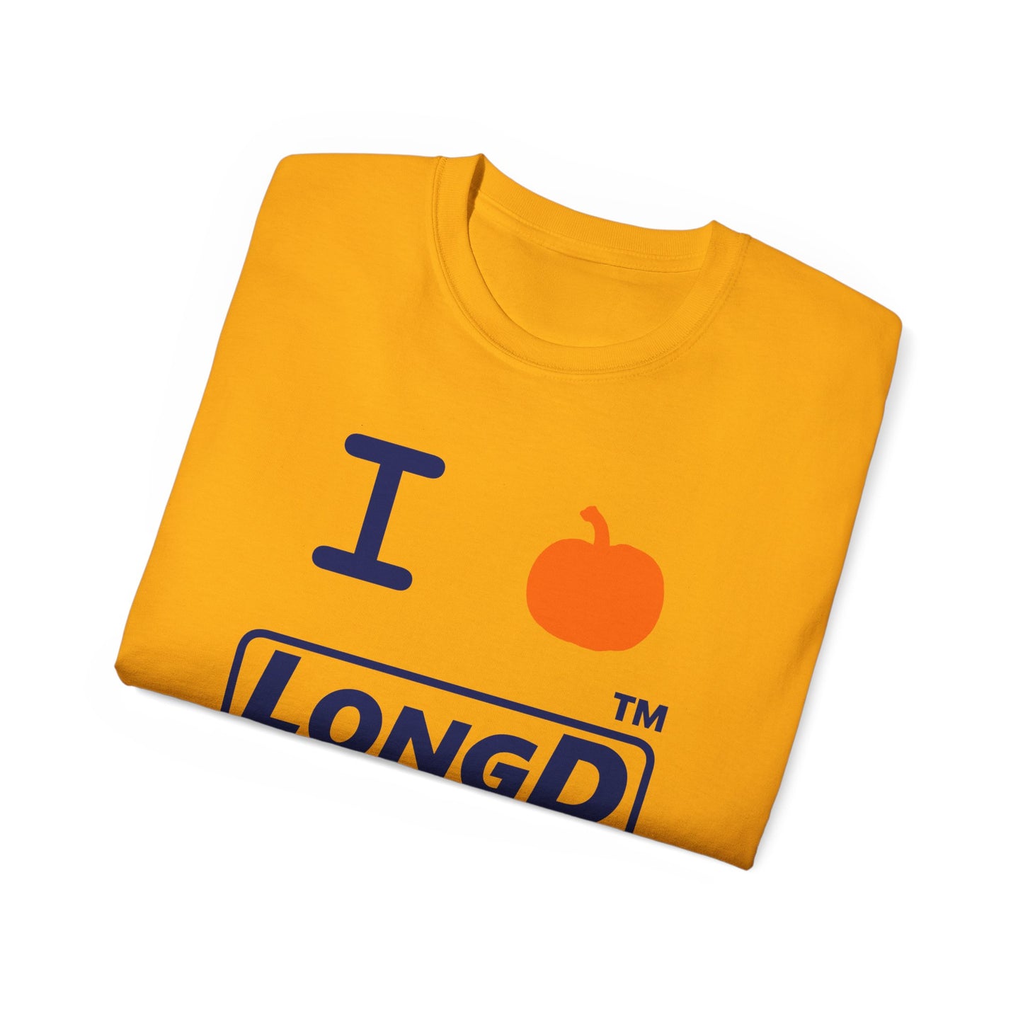 I Pumpkin LongD® Logo Cotton Tee positive blue basic Hyde Park logo