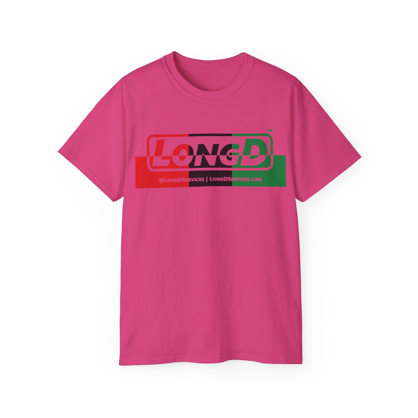 LongD® Logo Cotton Tee Juneteenth positive top negative bottom text