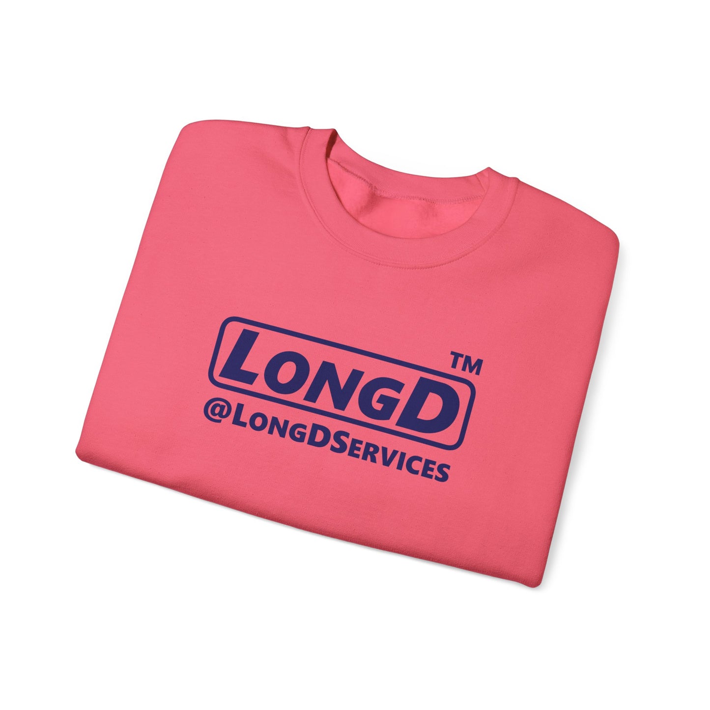 LongD official Tag logo crewneck sweatshirt