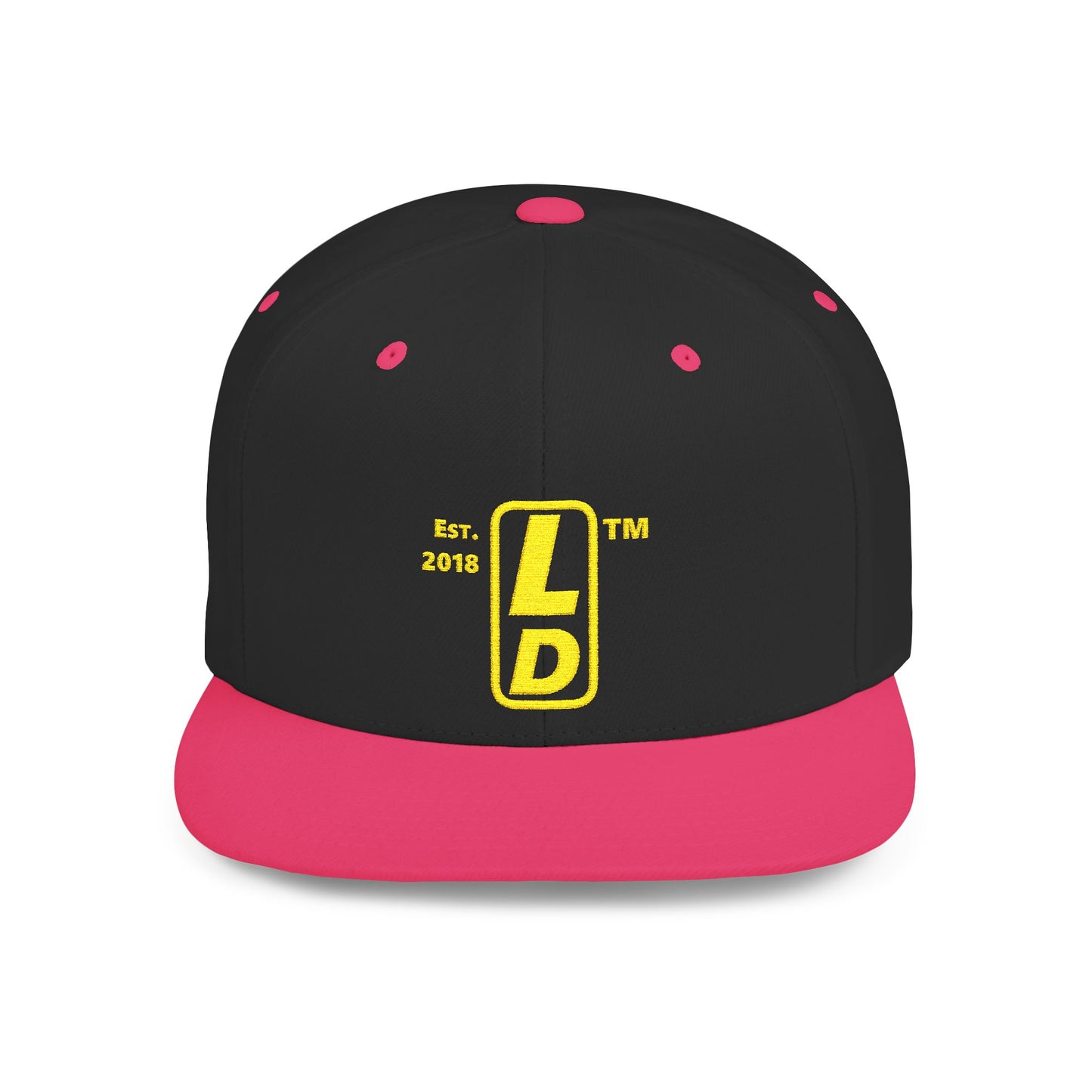 Embroidered Baseball Cap basic reverse logo upright initials