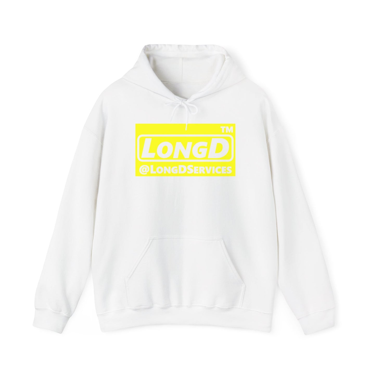 LongD® Logo (negative alternate Tag only version) Hoodie