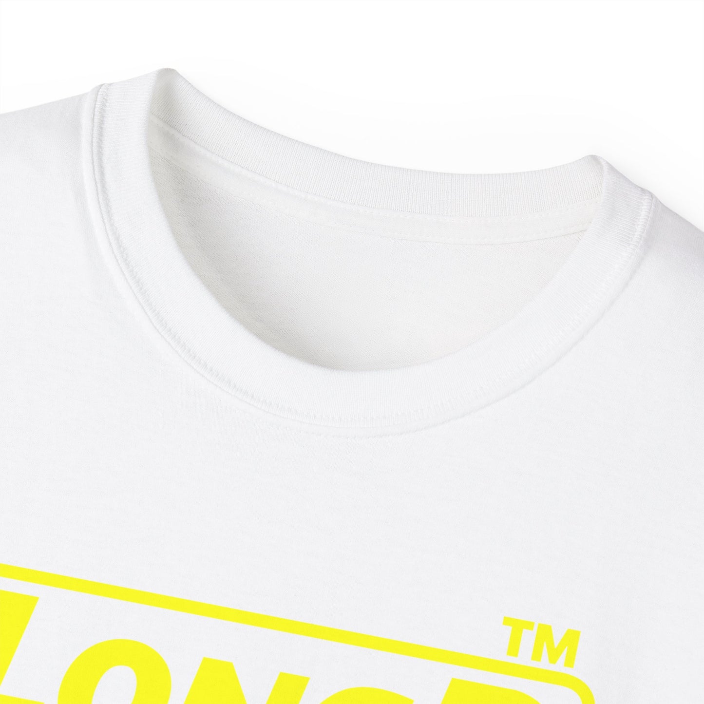 LongD Tag-domain positive alternate basic logo cotton tee