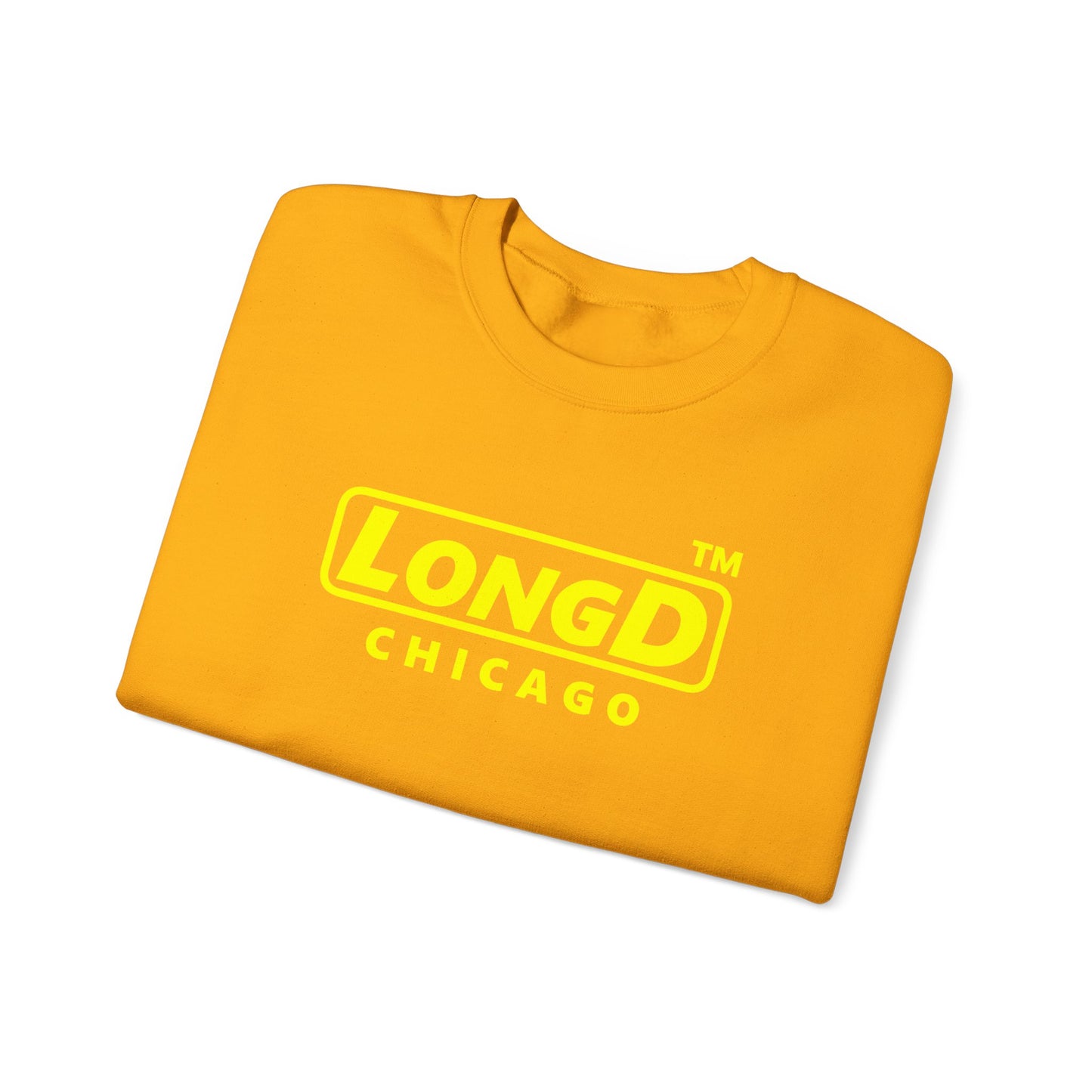 LongD reverse Chicago logo crewneck sweatshirt