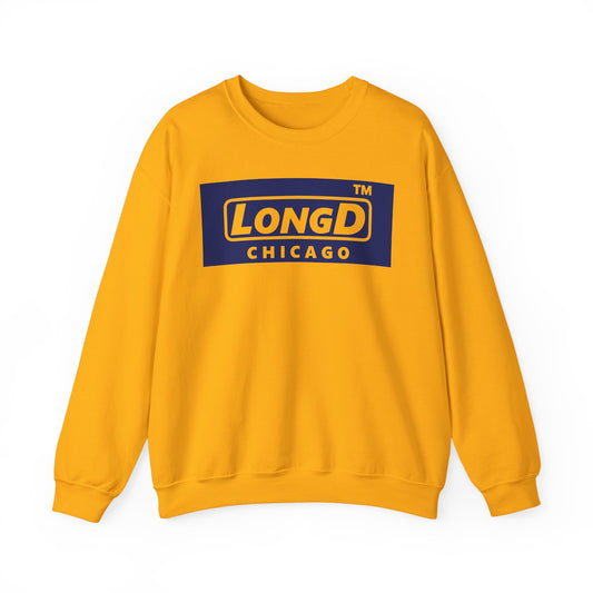 LongD negative official Chicago logo crewneck sweatshirt