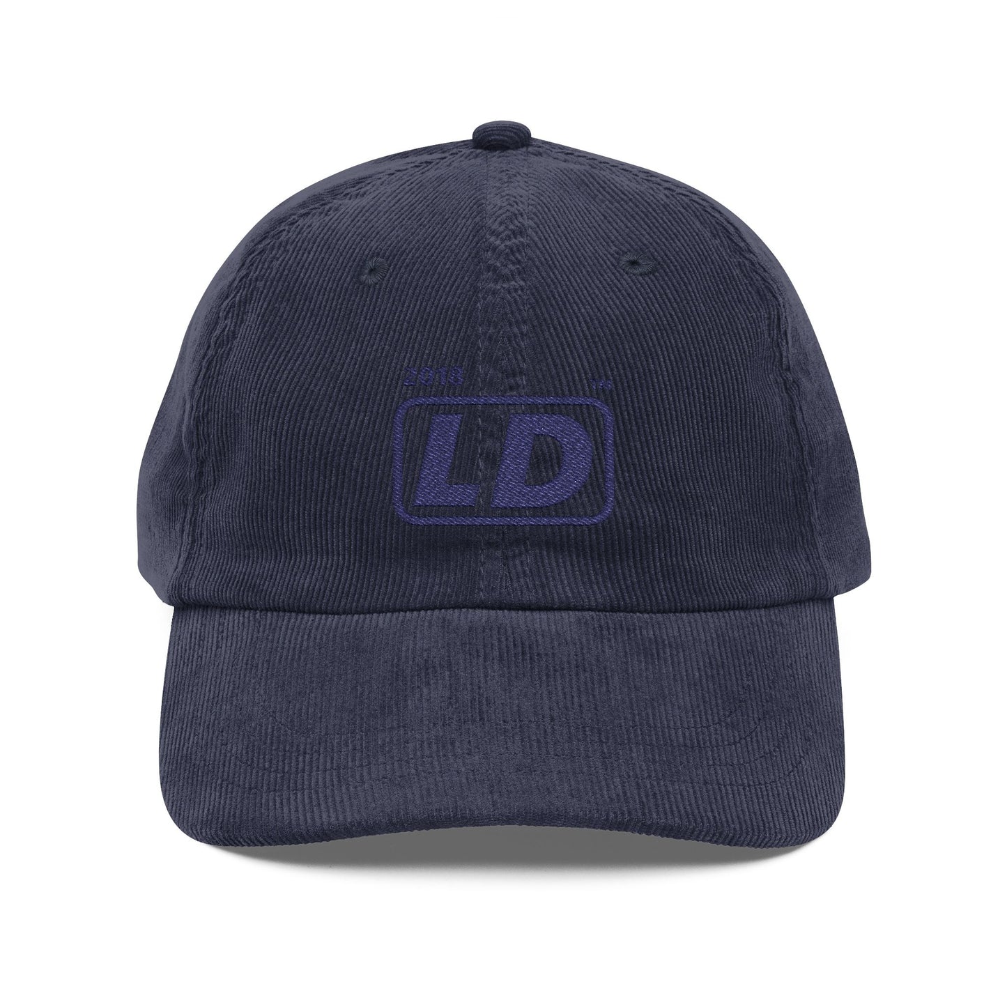 Embroidered Corduroy Cap basic official logo initials