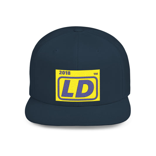 Embroidered Baseball Cap official (navy on gold) logo initials