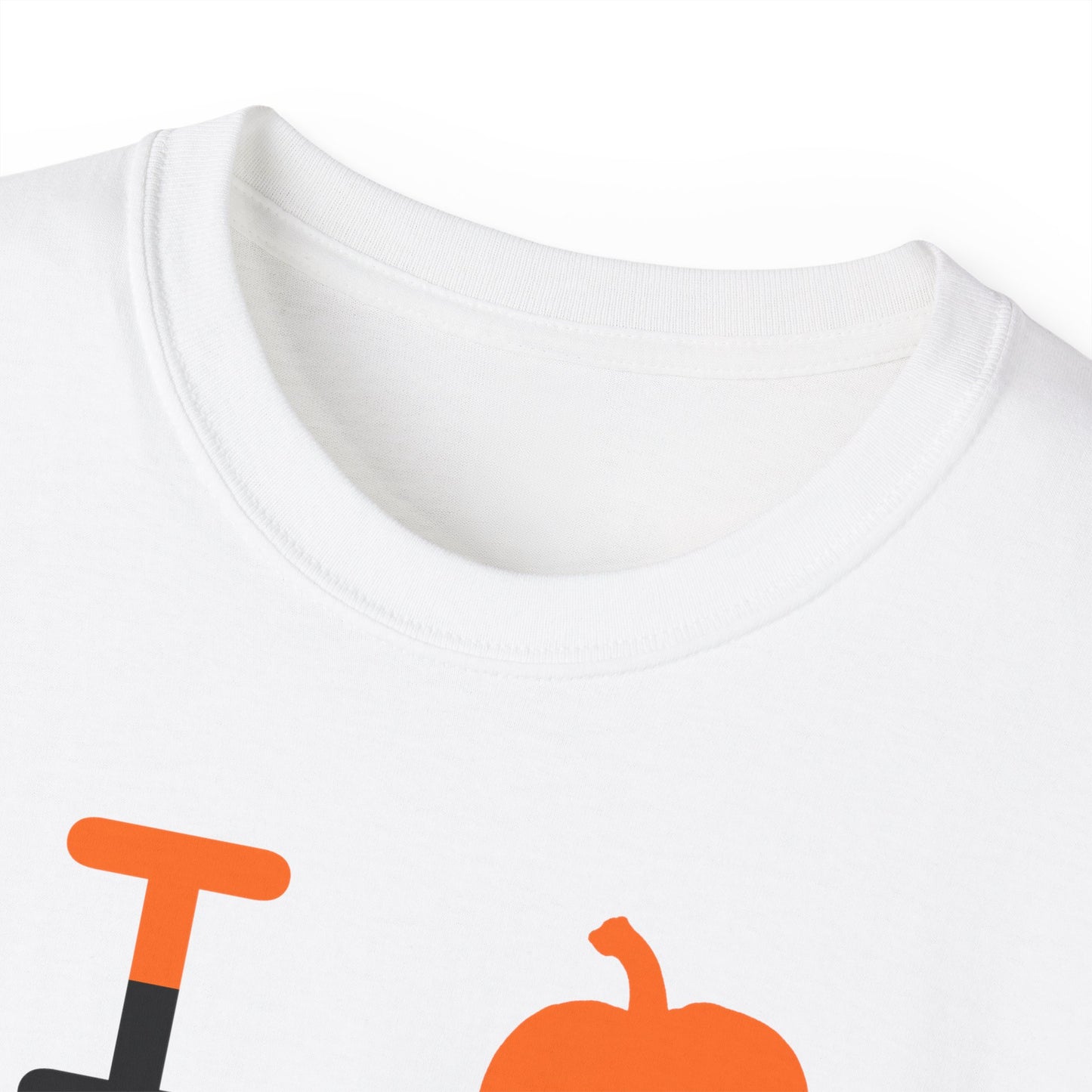 I pumpkin LongD Tag negative stylized argyle 4-print logo cotton tee