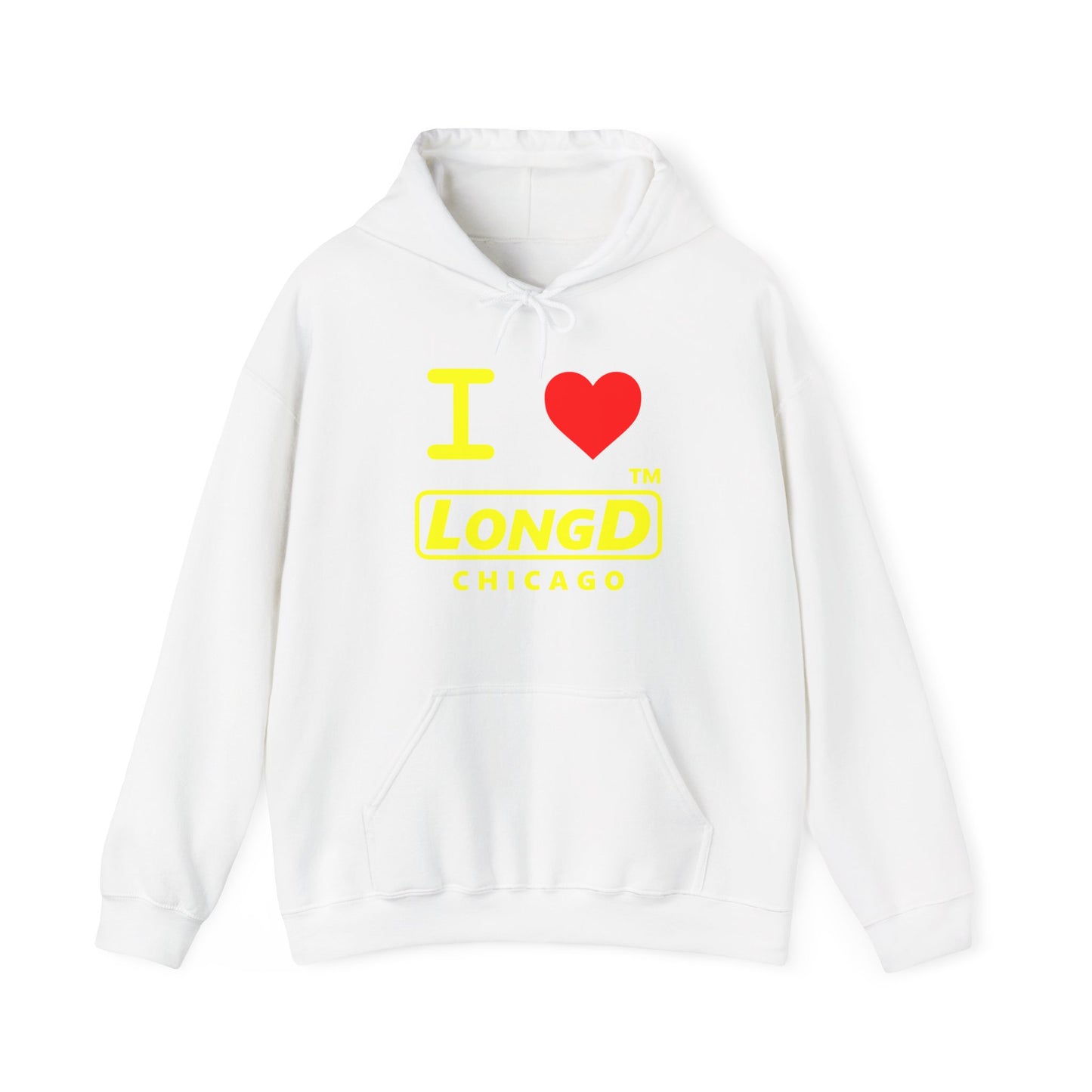 I Luv LongD® Logo (positive alternate Chicago version) Hoodie