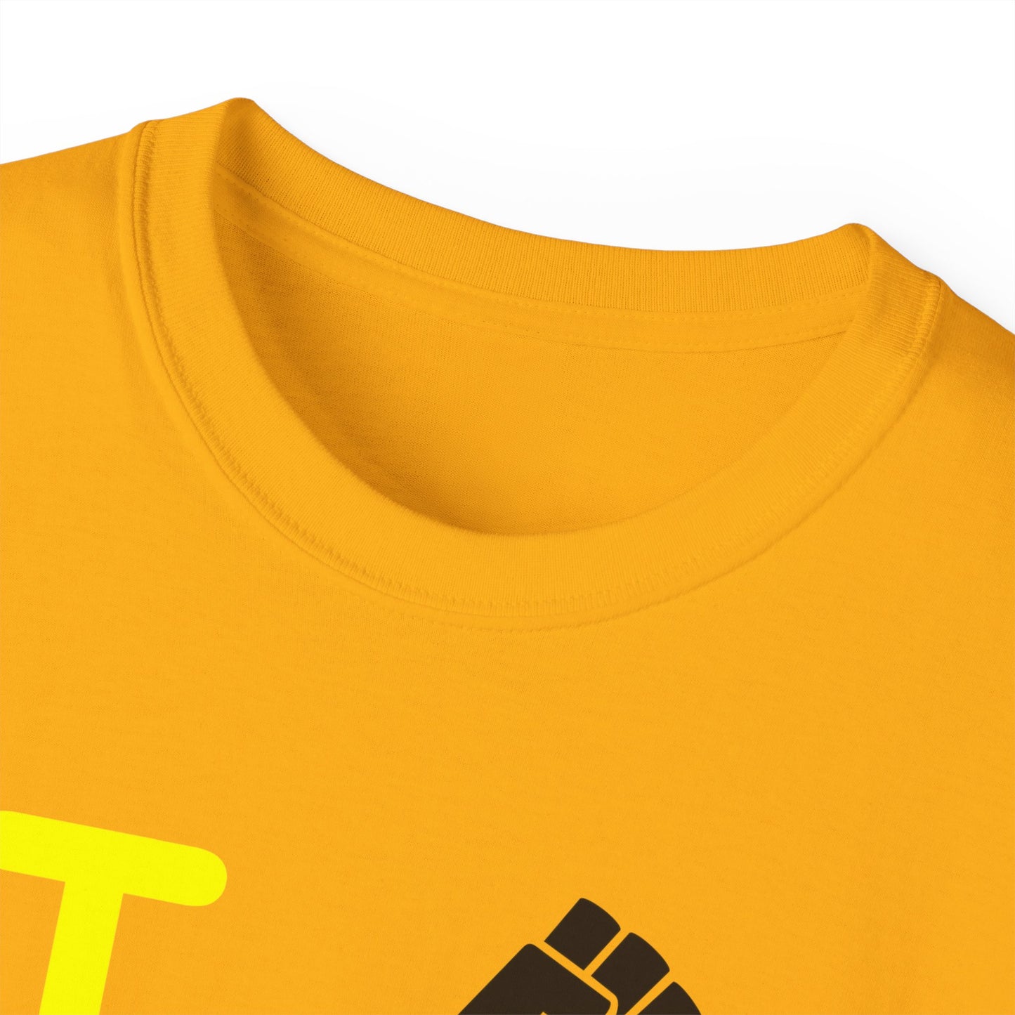 I Fist LongD® Alternate Logo Cotton Tee Juneteenth black fist