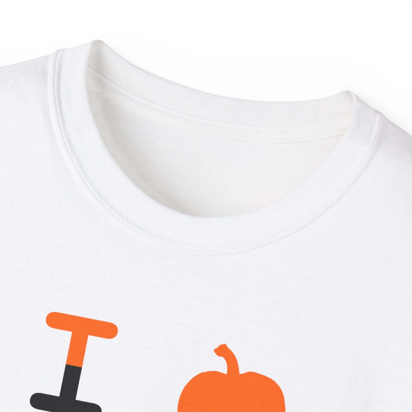 I pumpkin LongD Chicago negative upright downward chevron 4-print logo cotton tee