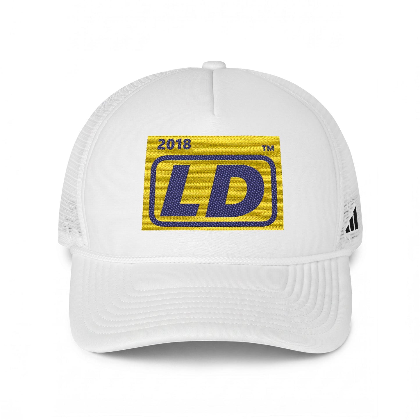 adidas official initials logo trucker cap
