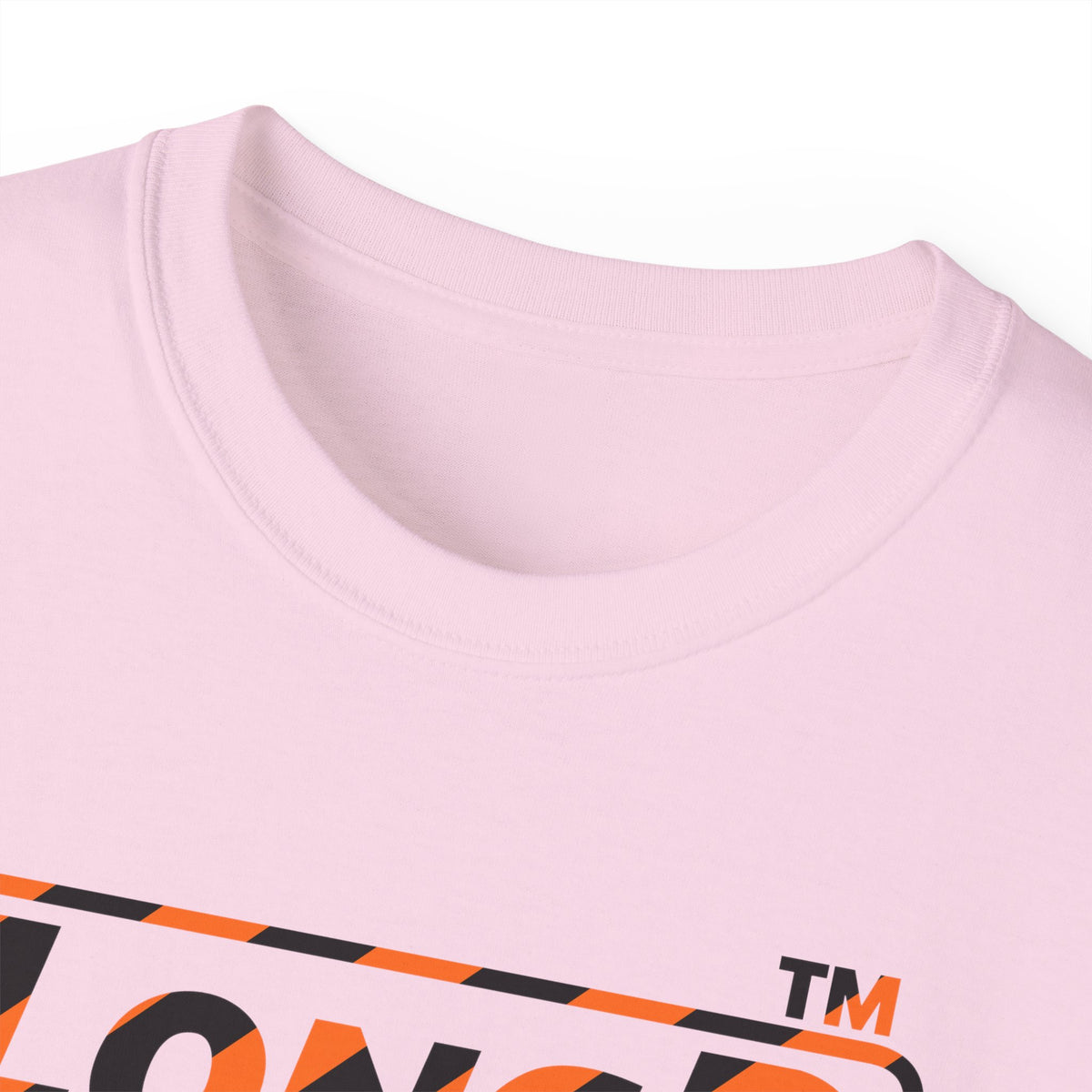 LongD Hyde Park positive 12-striped 4-print logo (Halloween colors) cotton tee