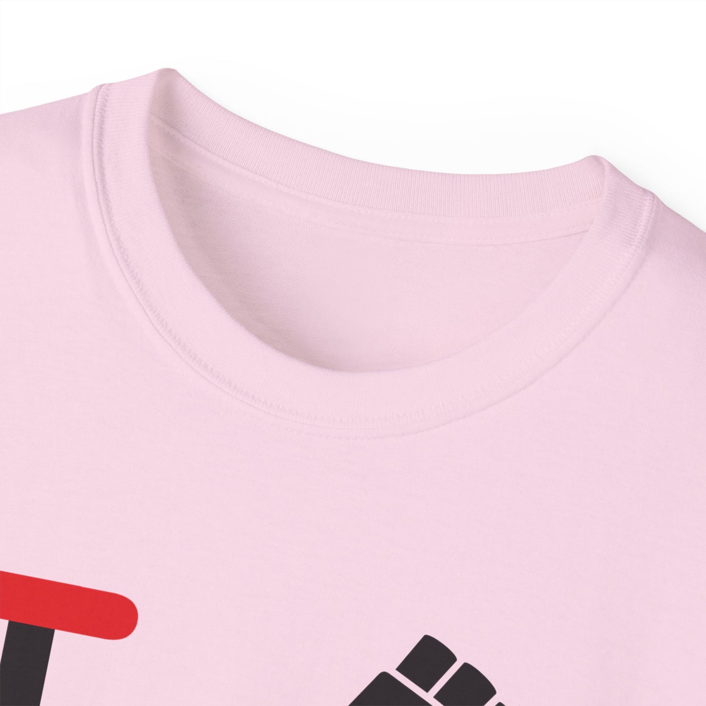 I fist LongD positive flag tag-domain logo cotton tee