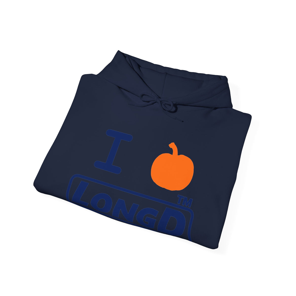 I pumpkin LongD Hyde Park positive basic Navy (002060) logo hoodie