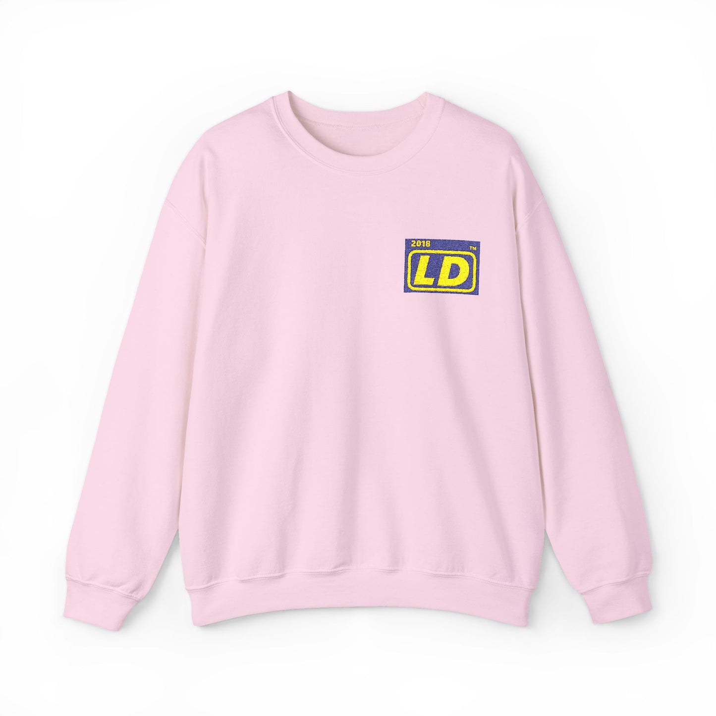 Embroidered Unisex Heavy Blend™ Crewneck Sweatshirt reverse logo initials
