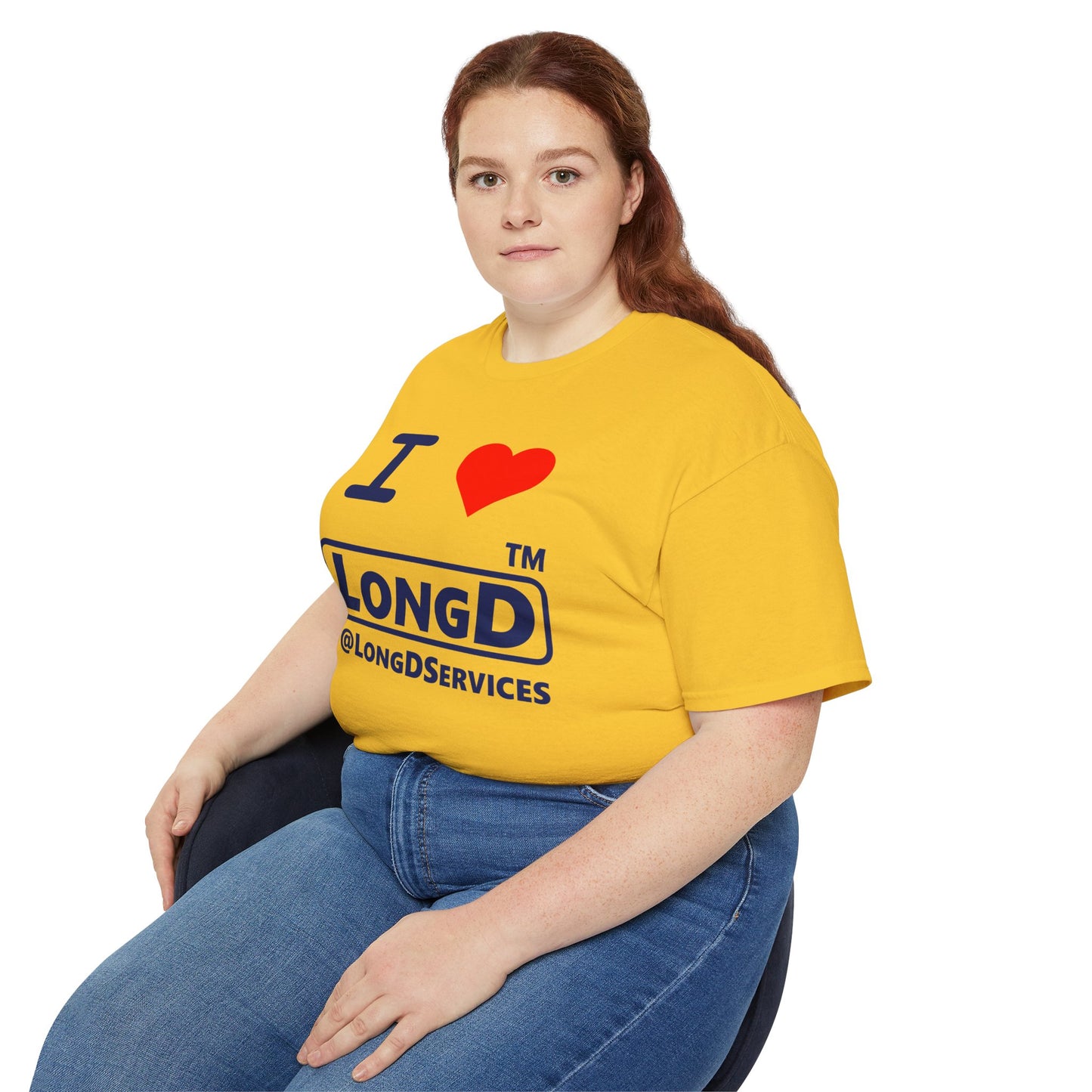 I Luv LongD® Logo Cotton Tee positive official basic logo