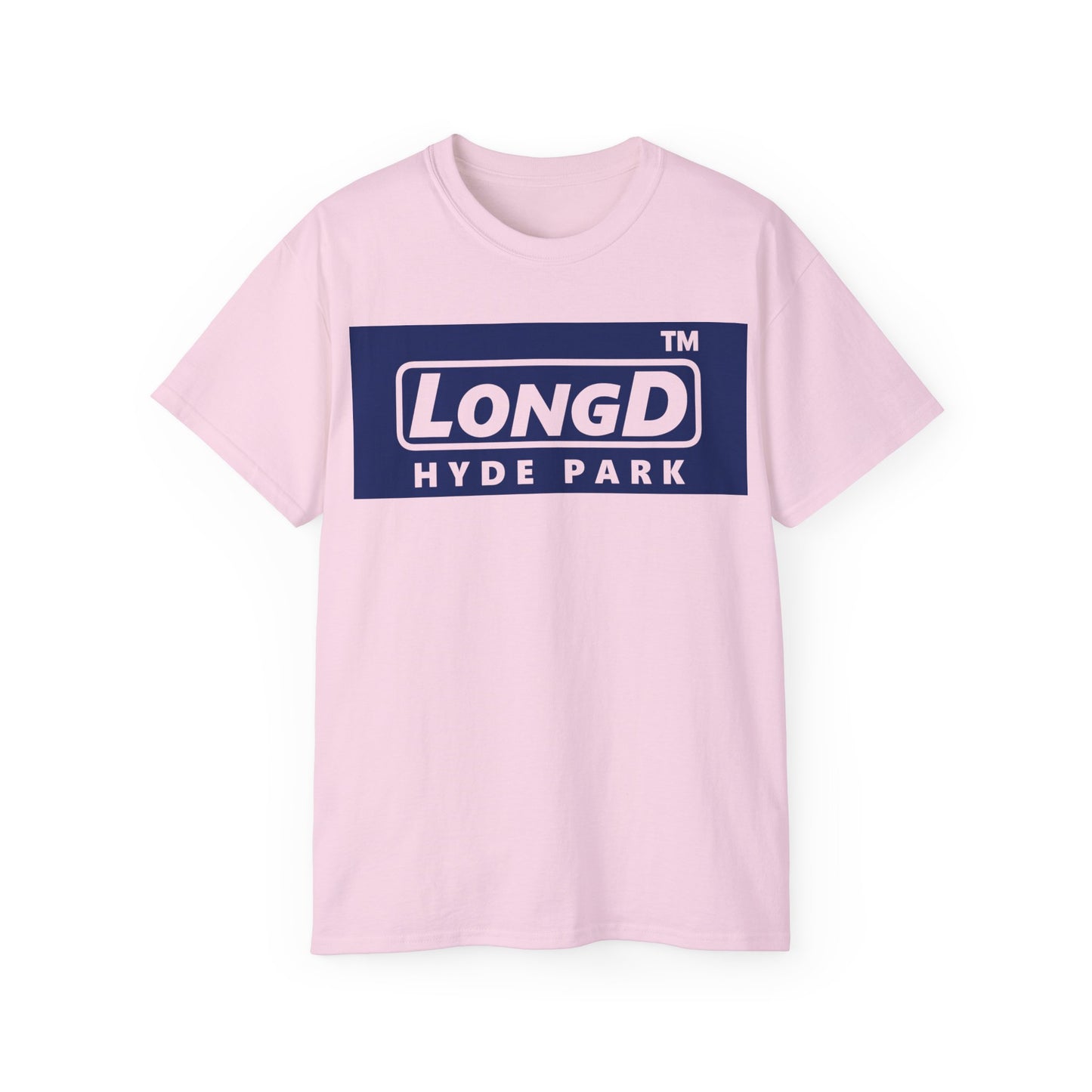 LongD® Logo Cotton Tee negative official basic Hyde Park logo