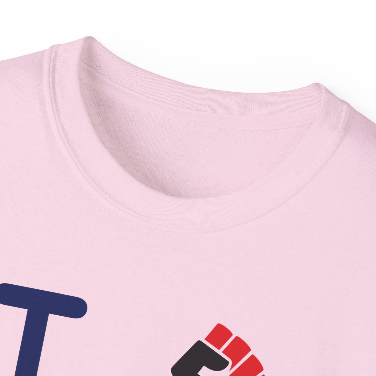 I fist LongD official Hyde Park logo cotton tee with multicolored fist
