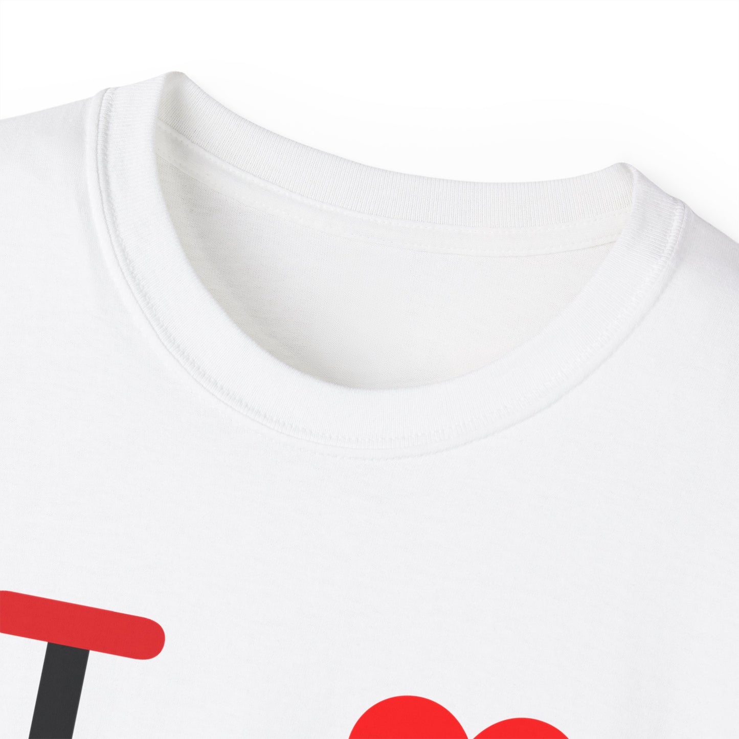 I Luv LongD® Logo Cotton Tee Juneteenth positive top negative bottom text