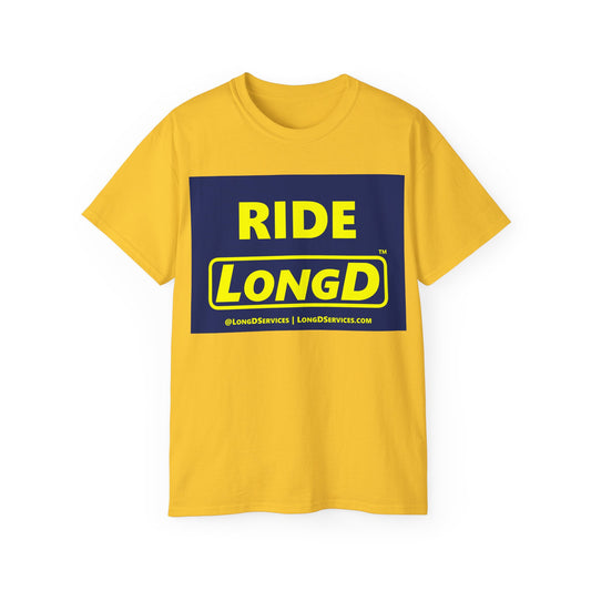 Ride LongD Negative Style Logo Cotton Tee