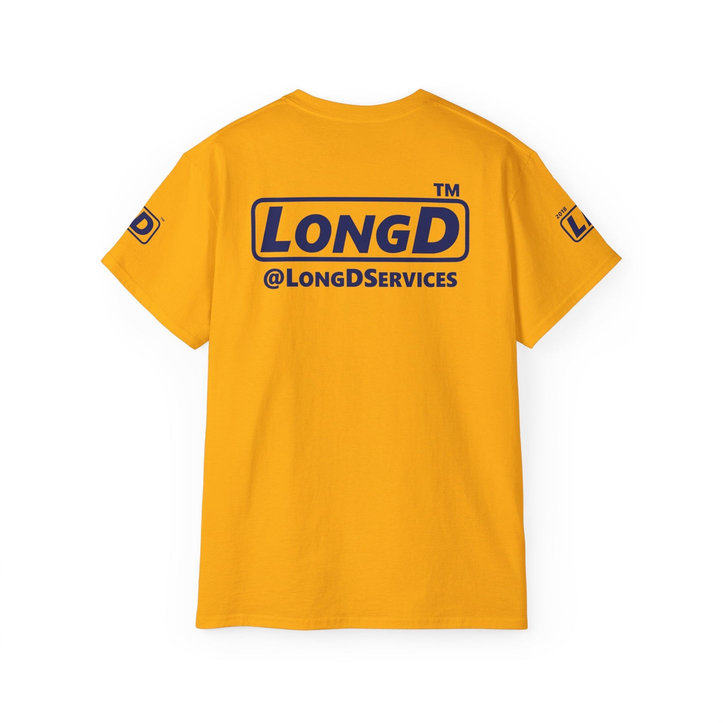 I fist LongD official Hyde Park logo 4-print cotton tee with multicolored fist