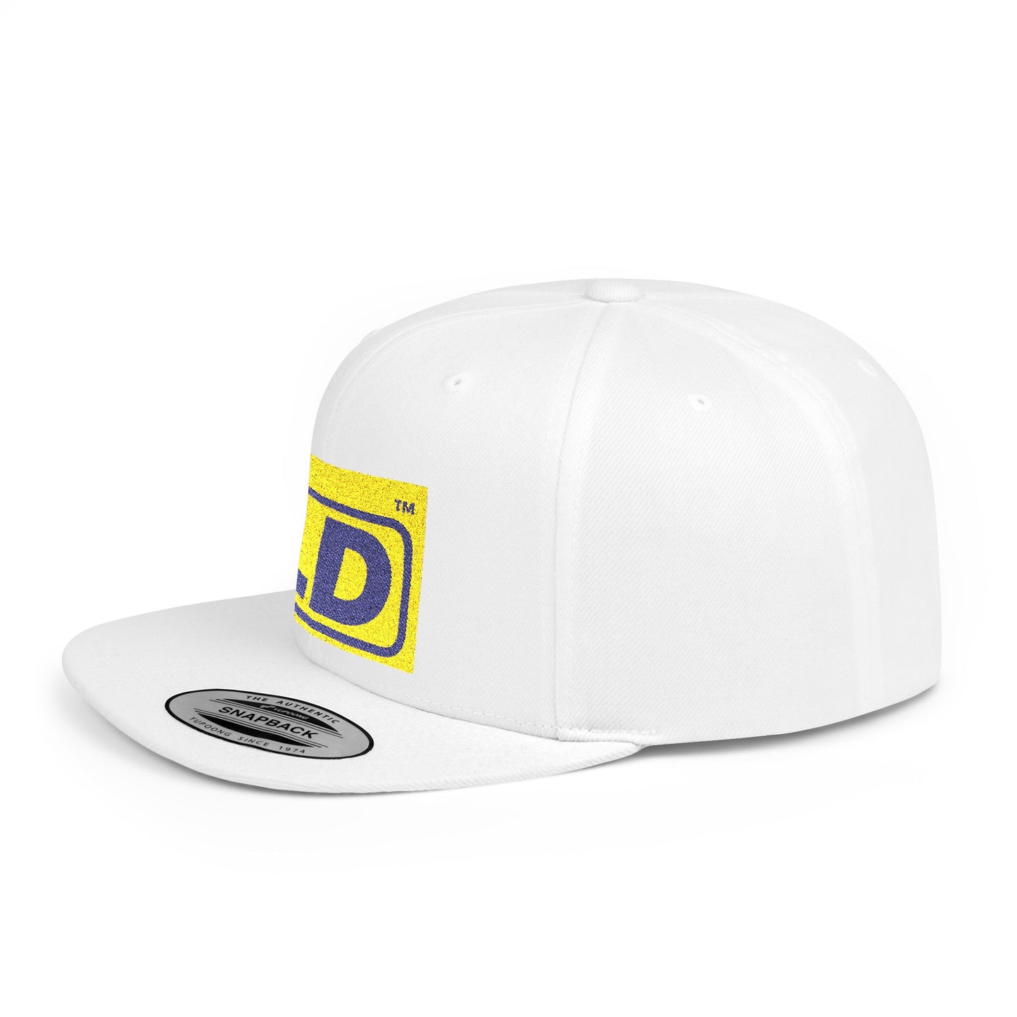 Embroidered Baseball Cap official (navy on gold) logo initials
