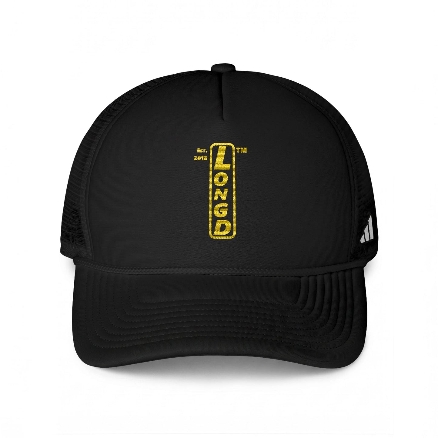 adidas reverse official basic upright logo trucker cap