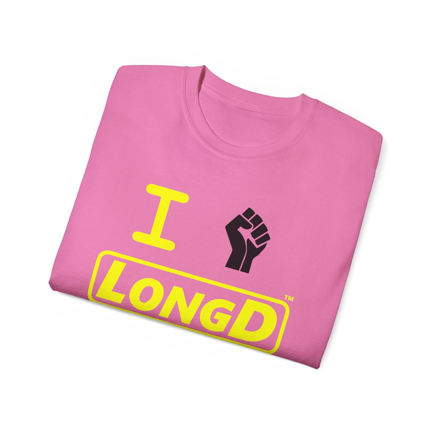 I Fist LongD® Alternate Logo Cotton Tee Juneteenth black fist