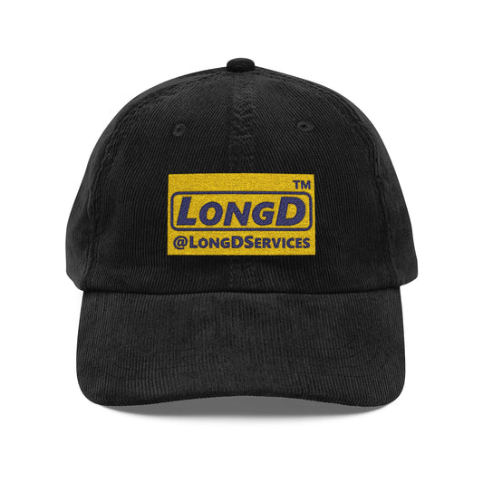 Embroidered Corduroy Cap Official logo