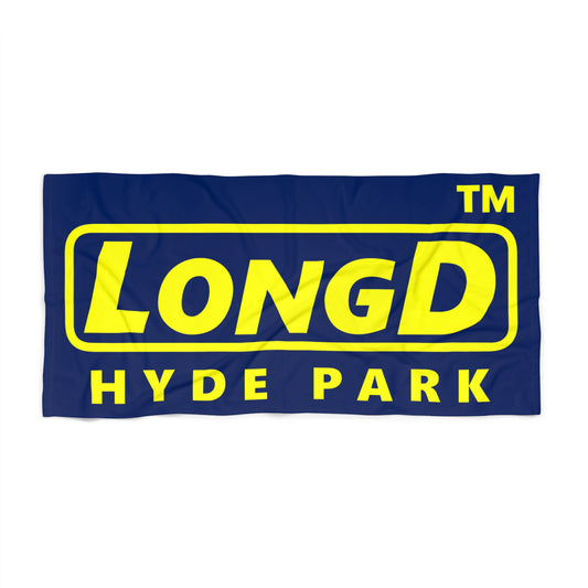 LongD Reverse Official Logo Hyde Park Beach Towel