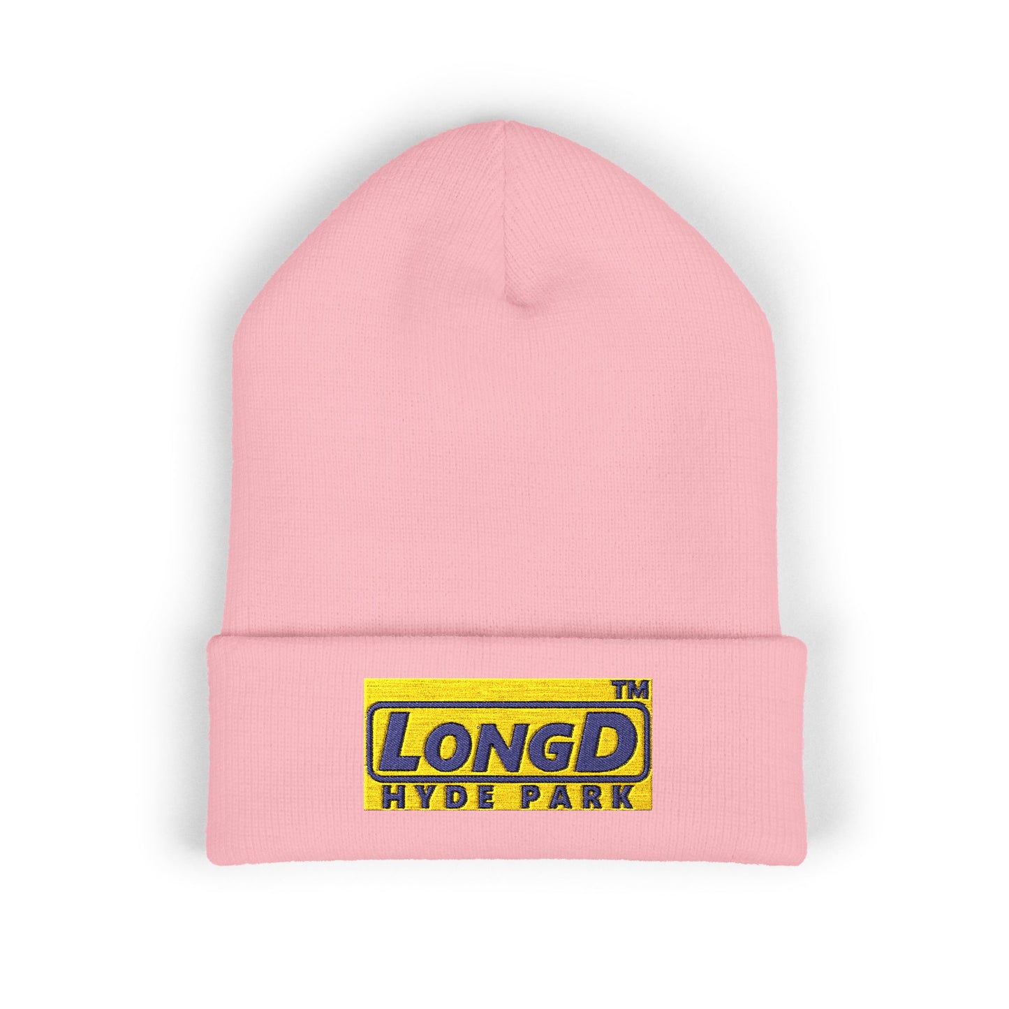 Embroidered Classic Cuffed Beanie Official Hyde Park Logo