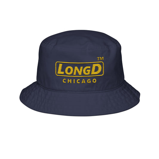 Embroidered alternate basic Chicago logo bucket hat