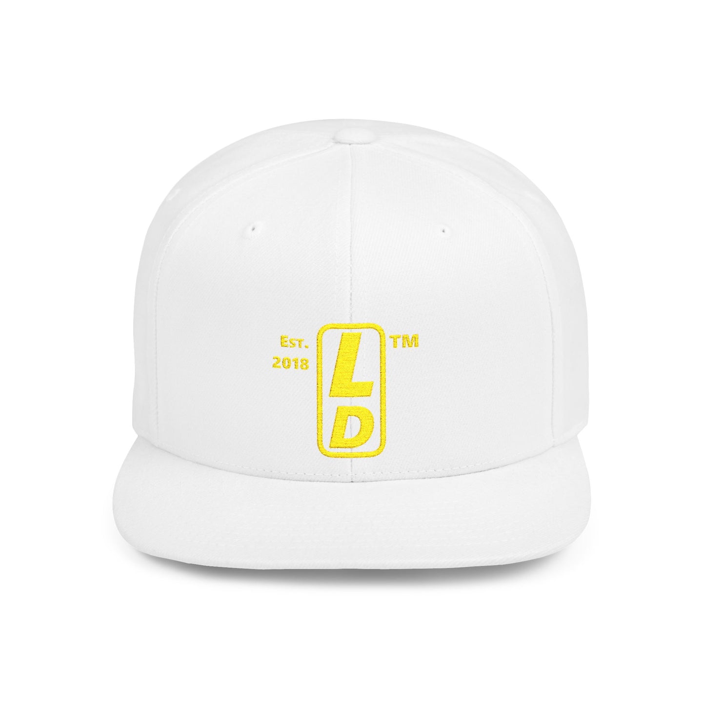 Embroidered Baseball Cap basic reverse logo upright initials