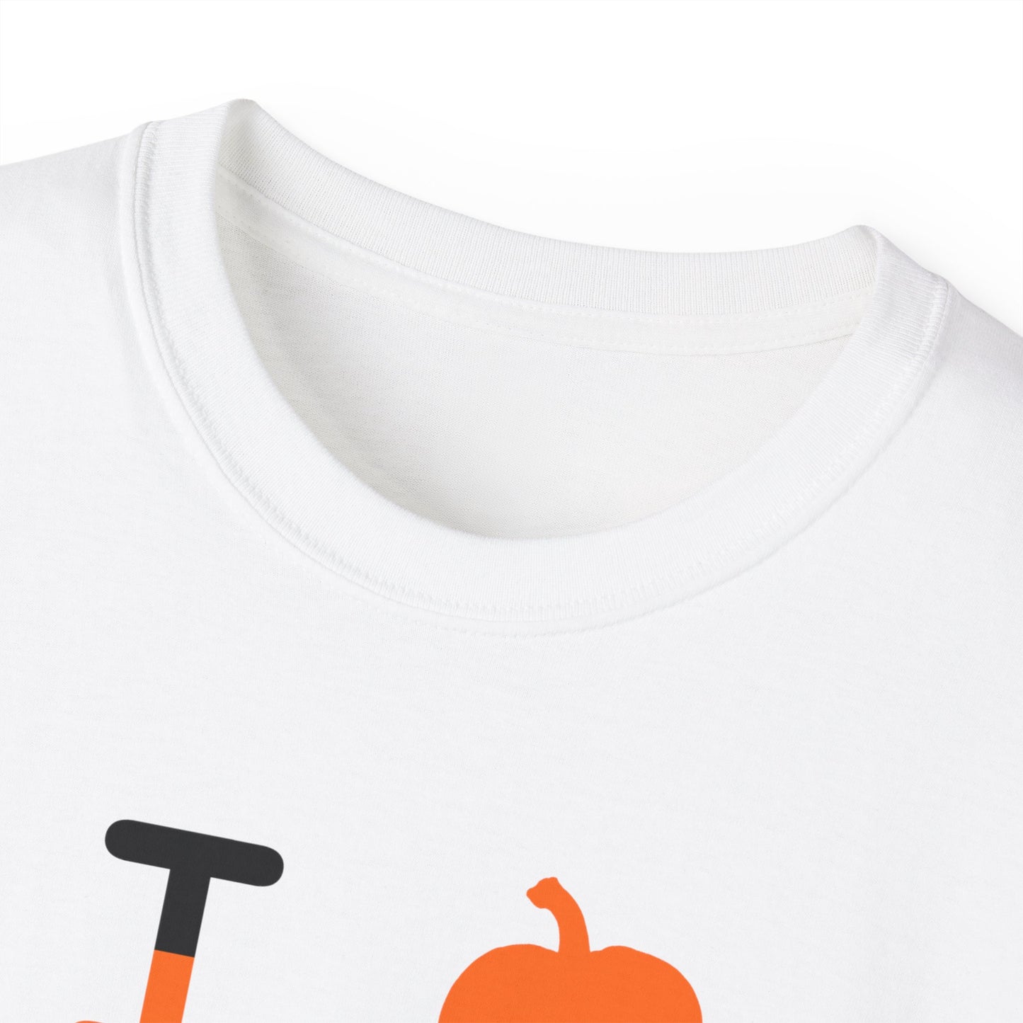 I pumpkin LongD Tag-domain positive upright pixel-weighted 12-striped front-back logo cotton tee