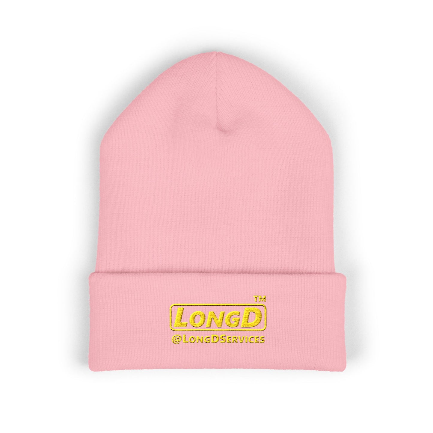 Embroidered Classic Cuffed Beanie Reverse Basic Logo